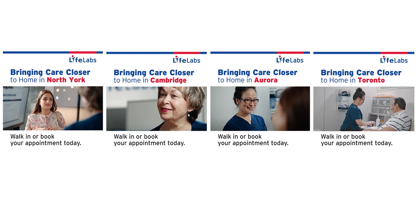 LifeLabs campaign creative